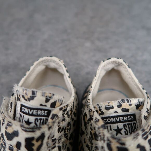 Converse Shoes Infant 9 Sneakers Chuck Taylor All Star Low Toddler Leopard Print - Picture 12 of 14